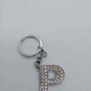 Initial Key Chain Ring