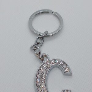 Initial Key Chain Ring
