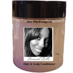 Aloe Plus Fenugreek Hair & Scalp Conditioner 4 oz, made in USA for all hair types