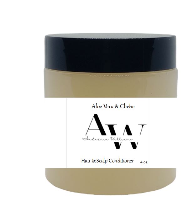 Aloe Vera & Chebe Hair & Scalp Conditioner 4 oz, made in USA for all hair types