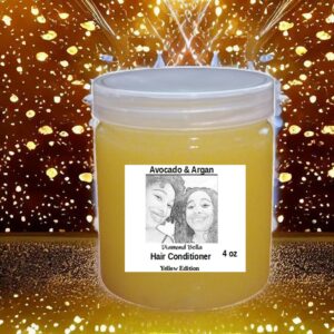 Avocado & Argan Hair Conditioner Conditioner 4 oz, made in USA for all hair types