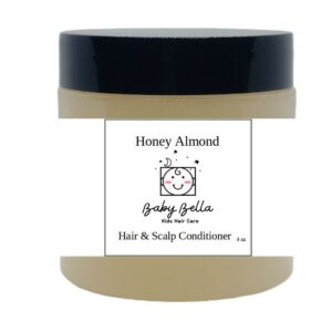 Kids Honey Almond Hair & Scalp Conditioner, 4 OZ, Made in USA