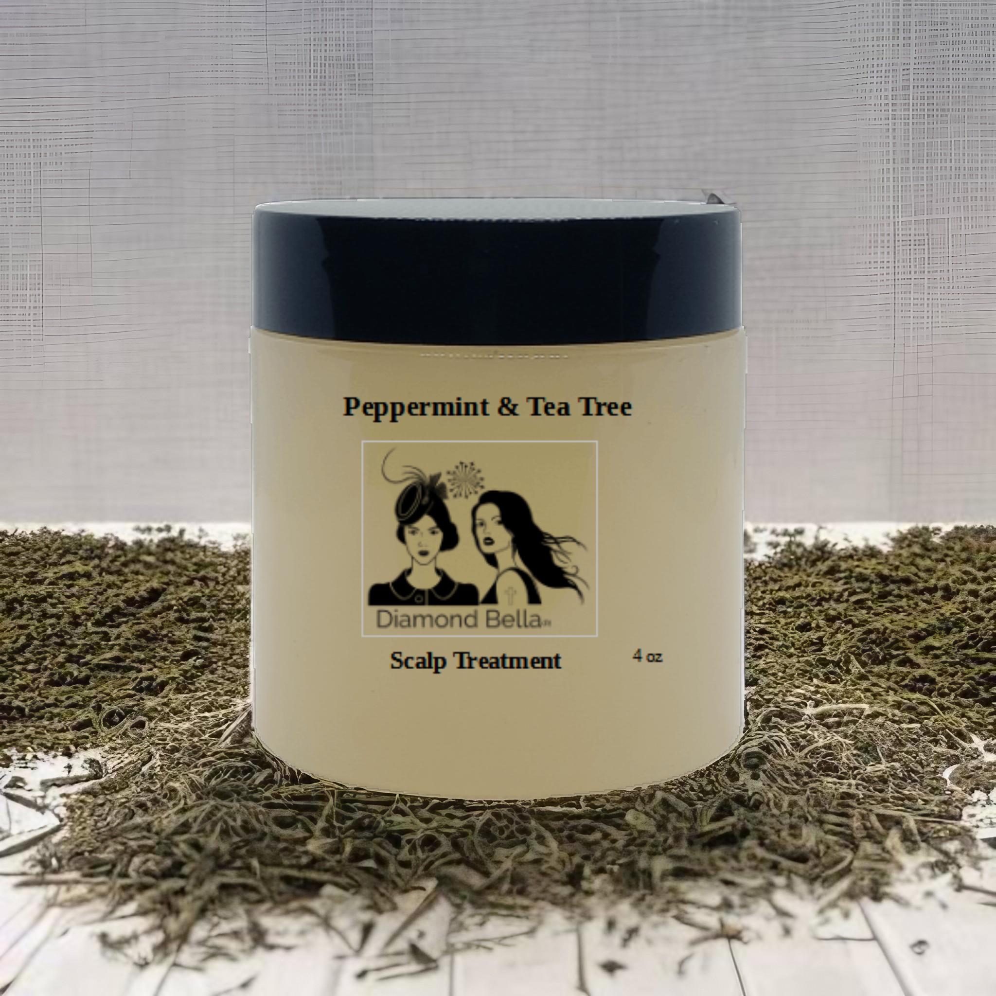 Peppermint & Tea Tree Scalp Treatment 4 oz - Image 2