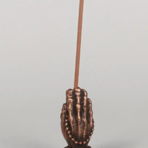 1PC Red Copper Buddha Hand Palm Incense Holder