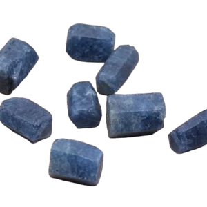 Natural Sapphire Raw Stone - Hexagonal Prism Shape 1 piece tiny